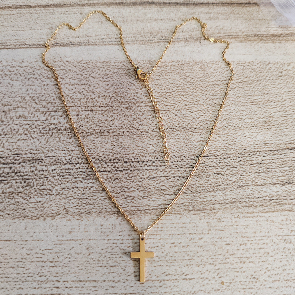 Minimalist Cross Necklace