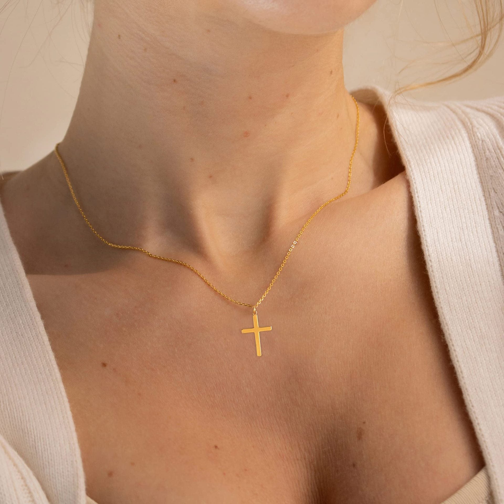 Minimalist Cross Necklace